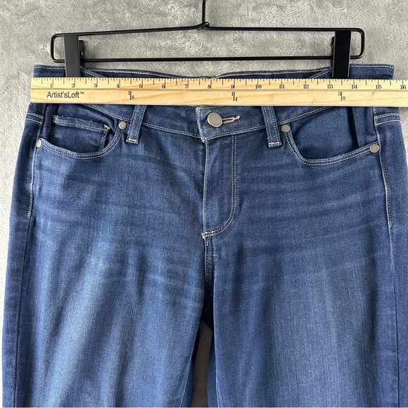 Paige Verdugo Ankle Jeans Women’s 30 Blue Dark Wash Skinny - Picture 5 of 11